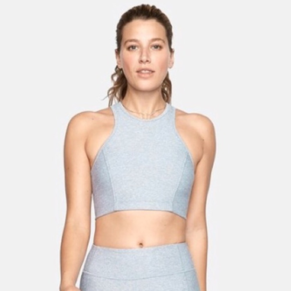 EUC Outdoor Voices Athena Crop in Blue Quartz